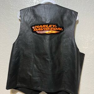 Men's Milwaukee Leather Harley Black Vest